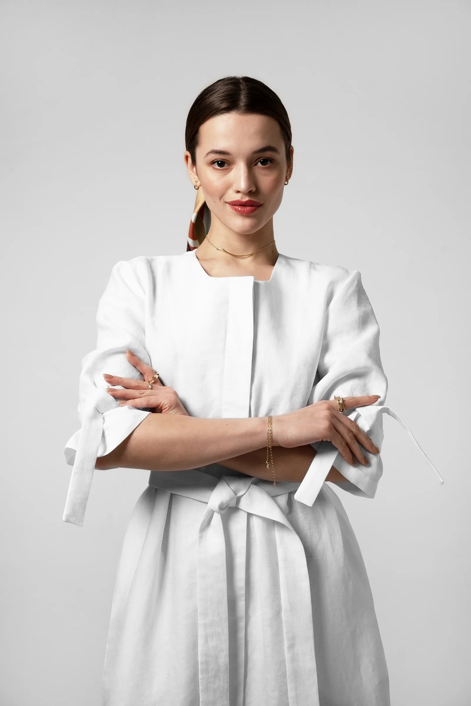 PBG studio | Belted Linen Midi dress - Image 52