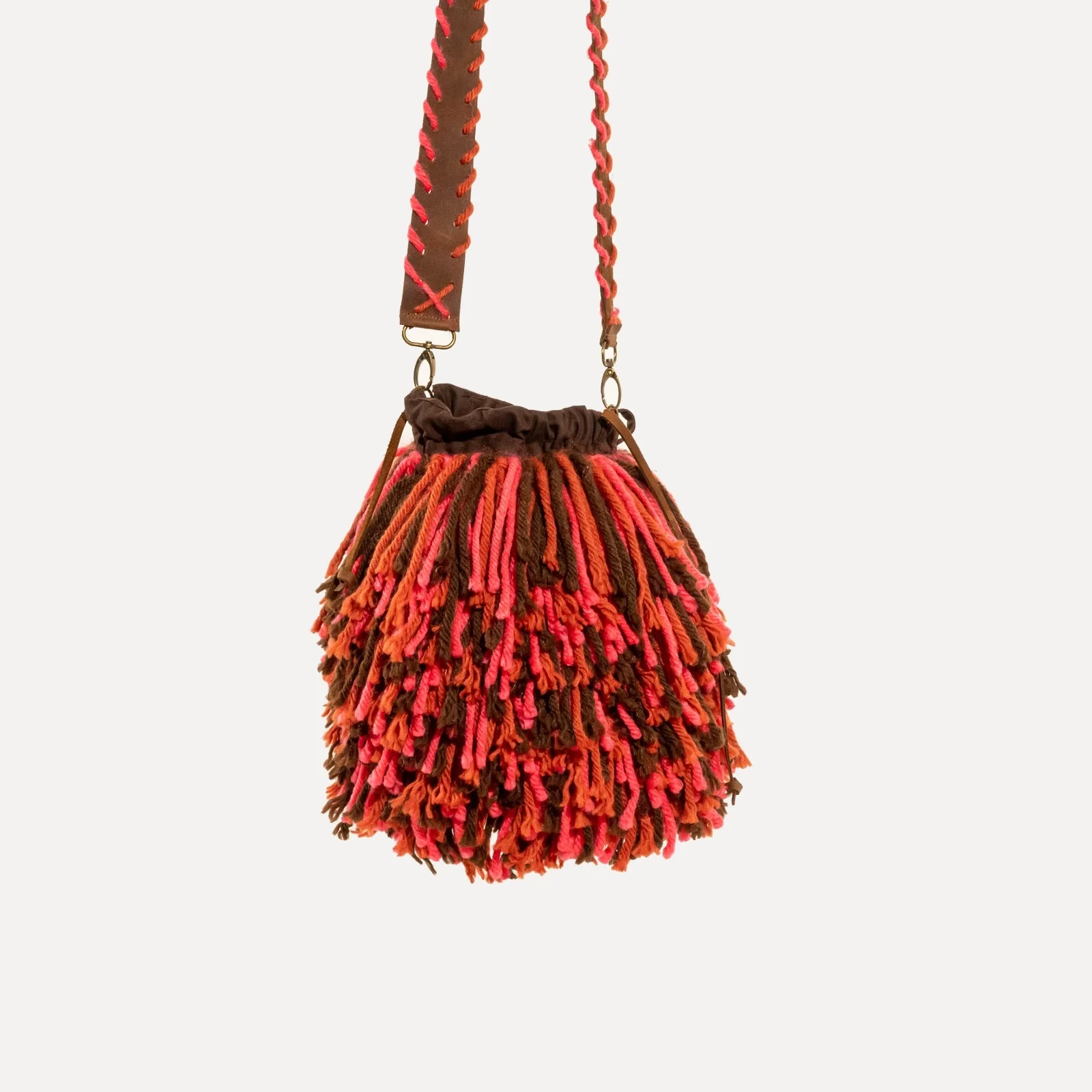 Entrudo | Burga Bucket Bag with fringes - Image 3
