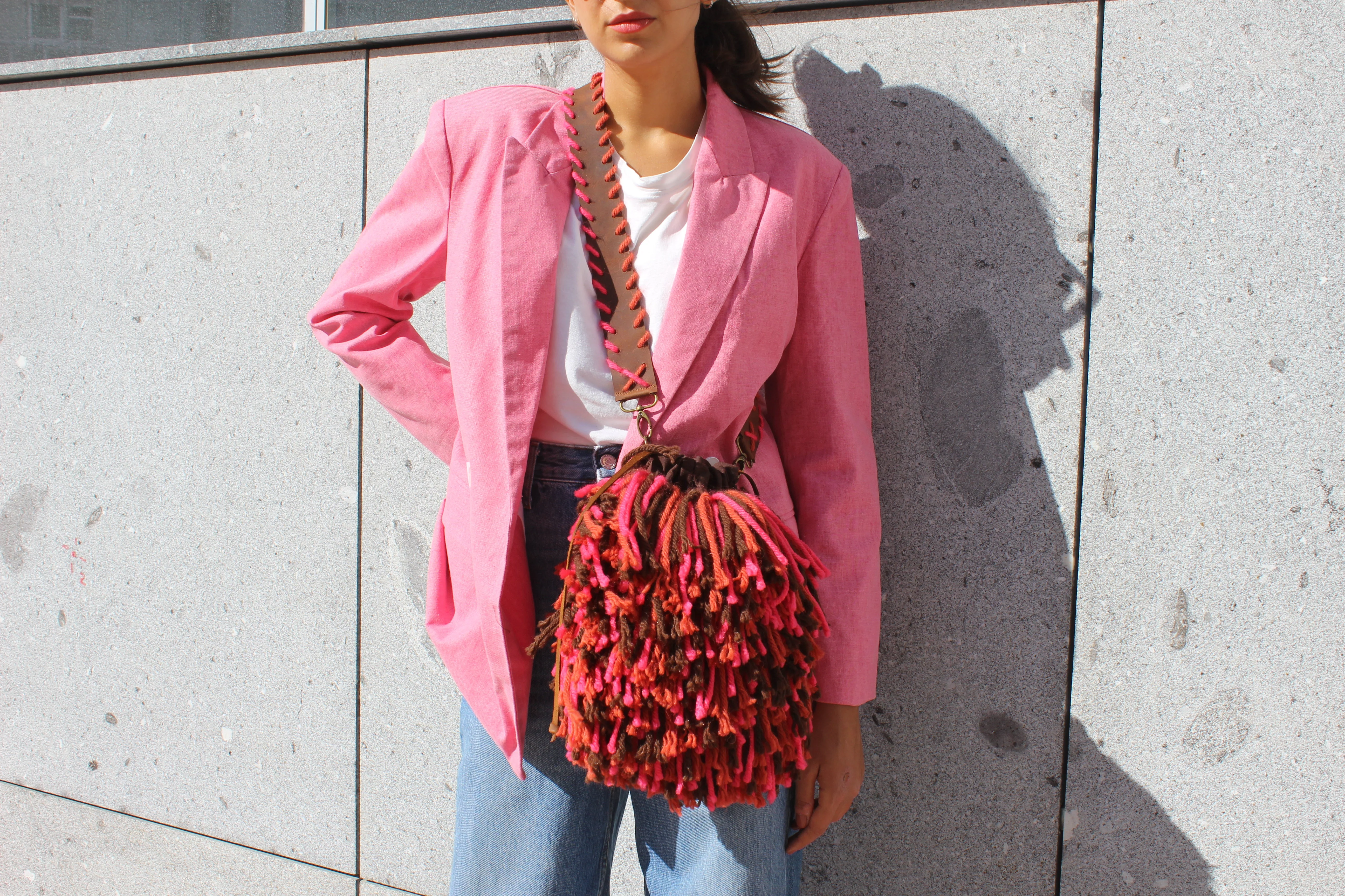 Entrudo | Burga Bucket Bag with fringes - Image 7