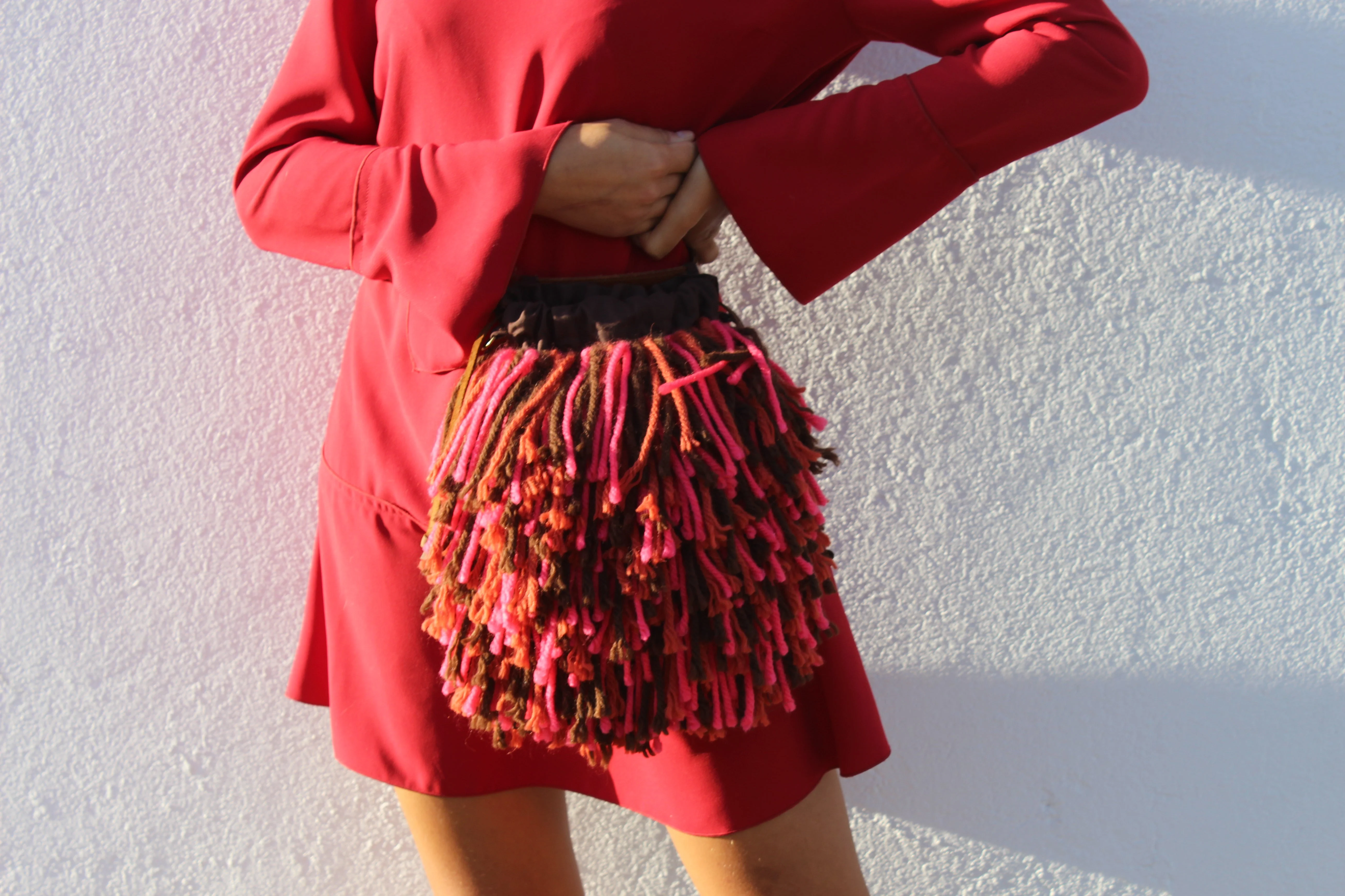Entrudo | Burga Bucket Bag with fringes - Image 8