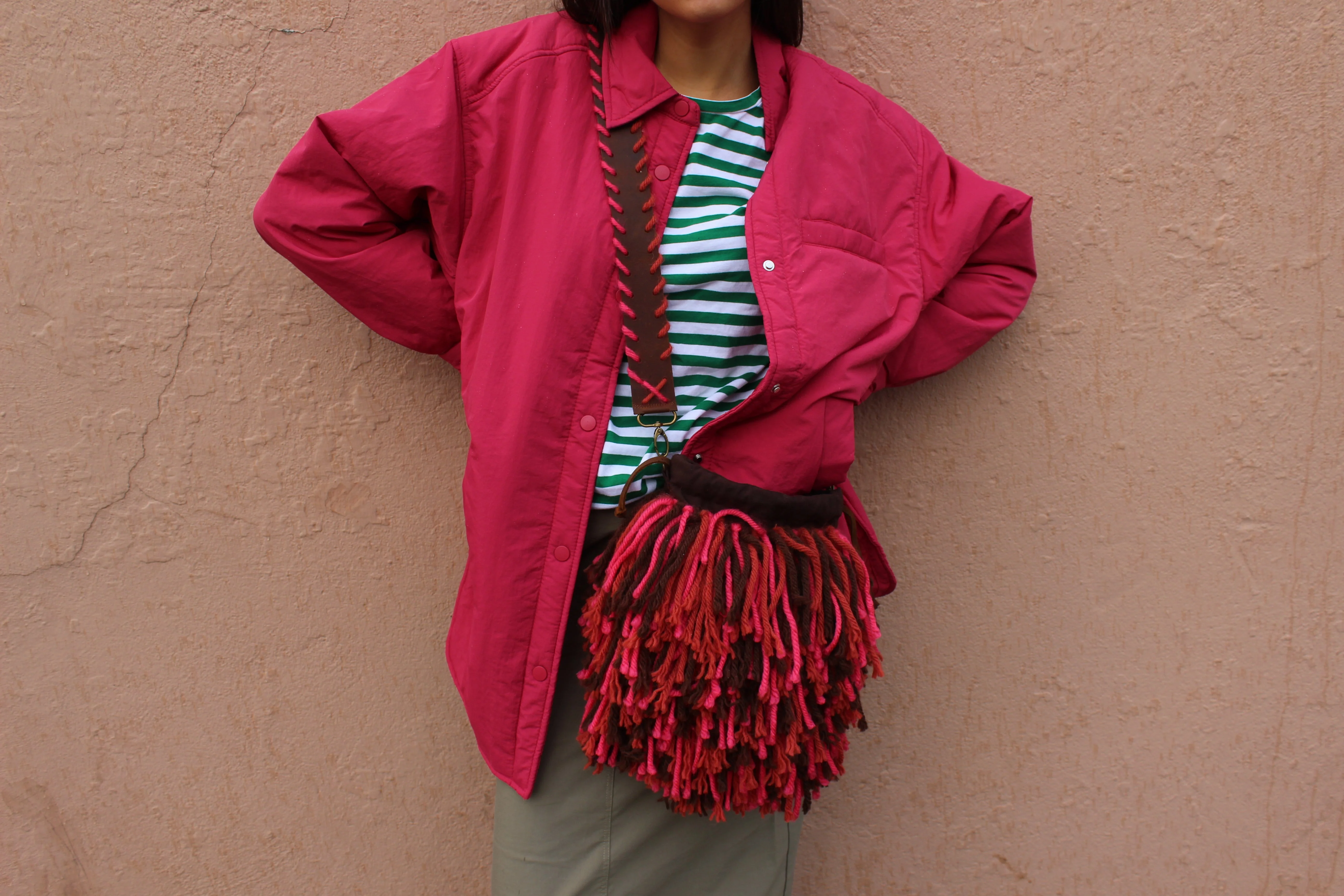 Entrudo | Burga Bucket Bag with fringes - Image 9