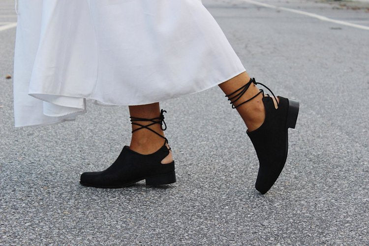 Entrudo | Careto Flat shoes with lace black - Image 5