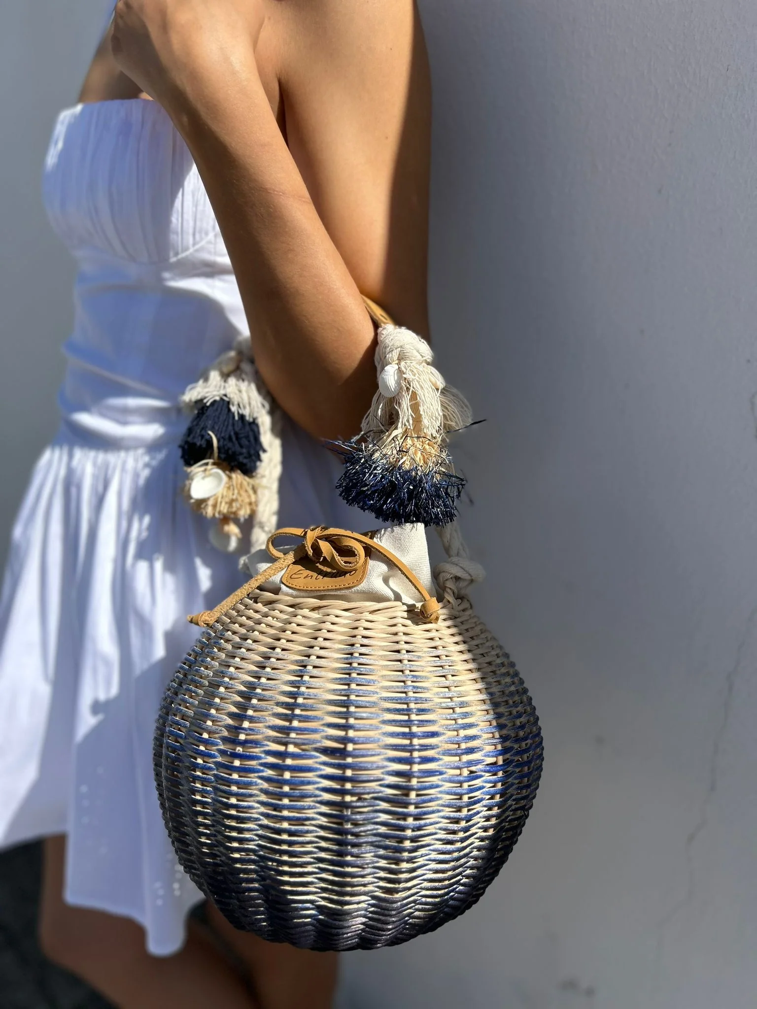Entrudo | Cimbres Bucket Bag bamboo - Image 24