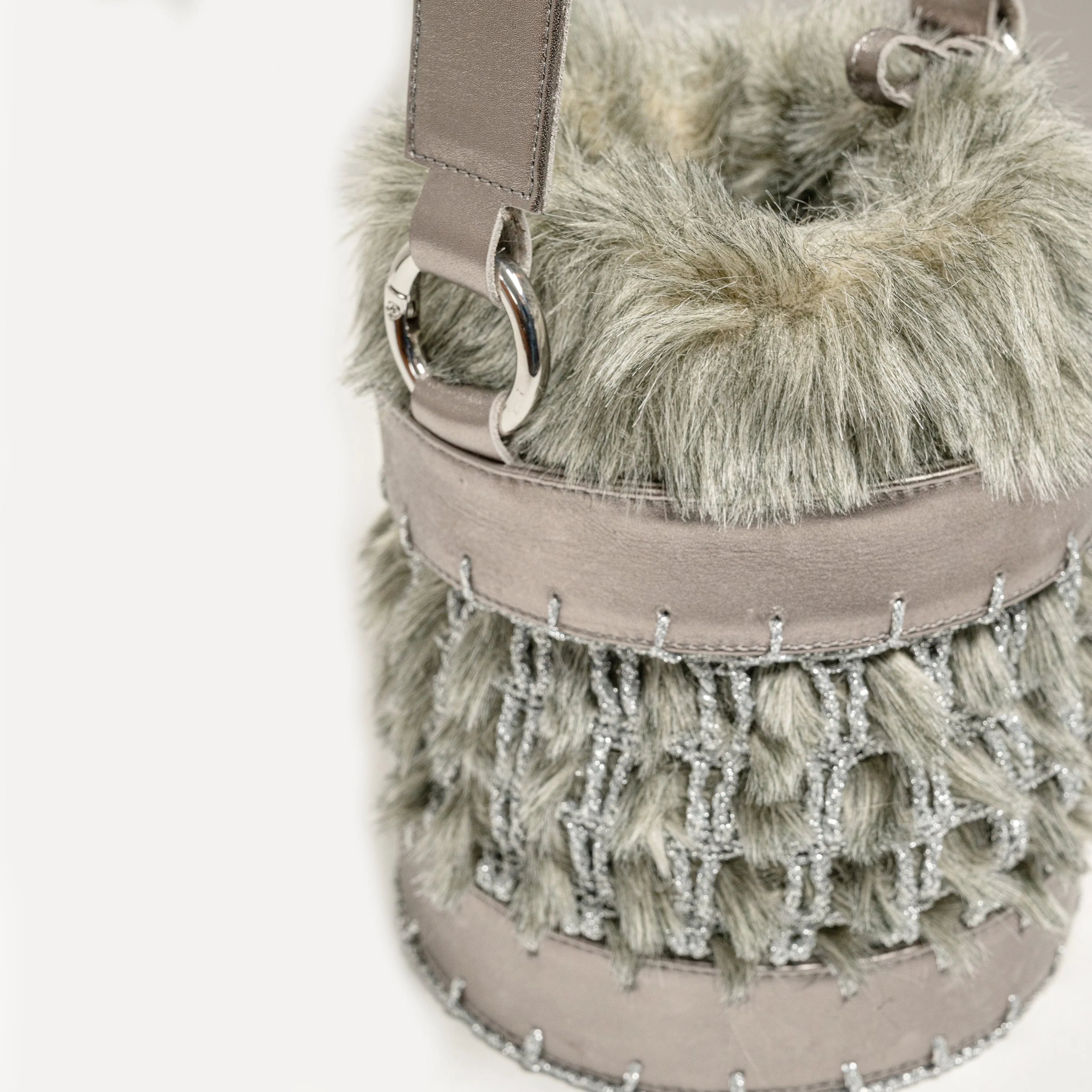 Entrudo | Covelinhas Bucket Bag grey & brown - Image 3