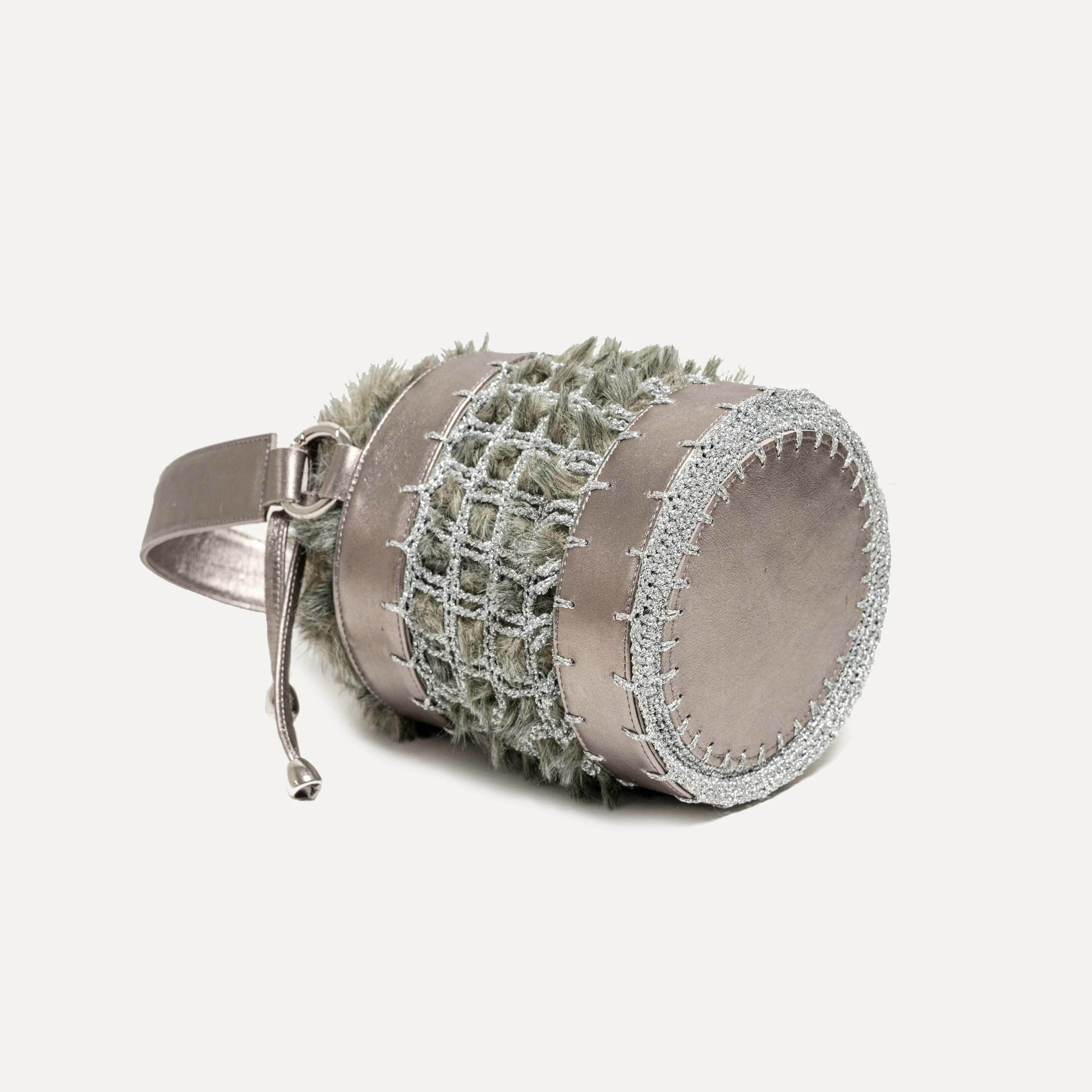 Entrudo | Covelinhas Bucket Bag grey & brown - Image 5