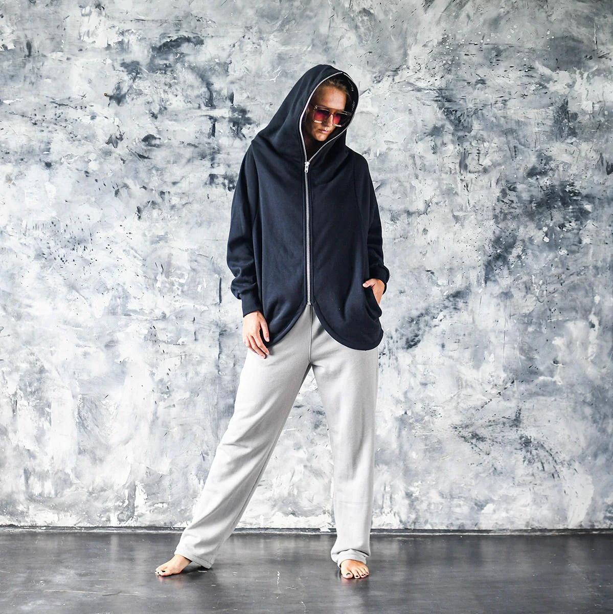 VeryMary | Darkness Hoodie Short - Image 7