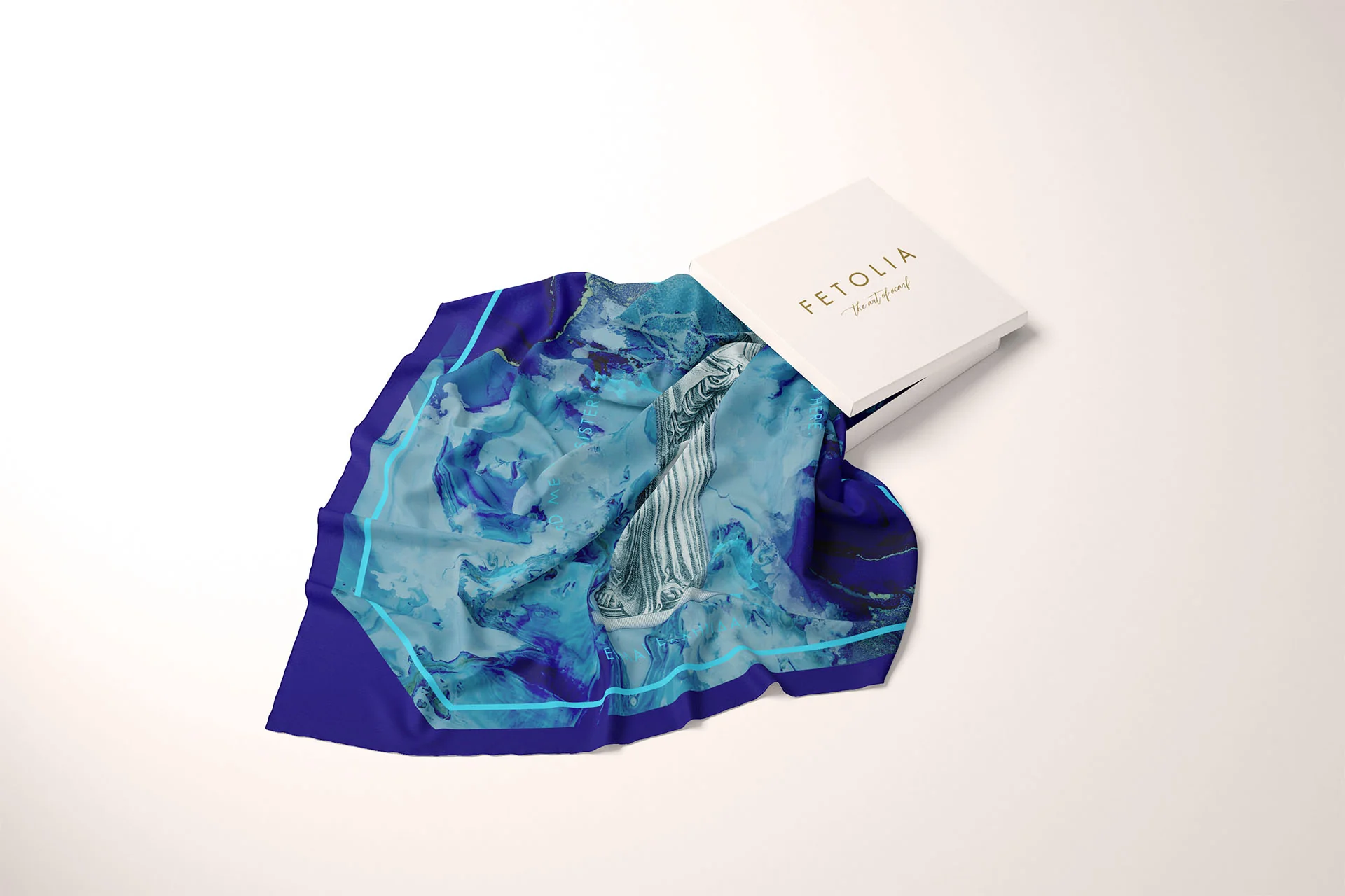 Fetolia | Caryatid – Blue Scarf - Image 3