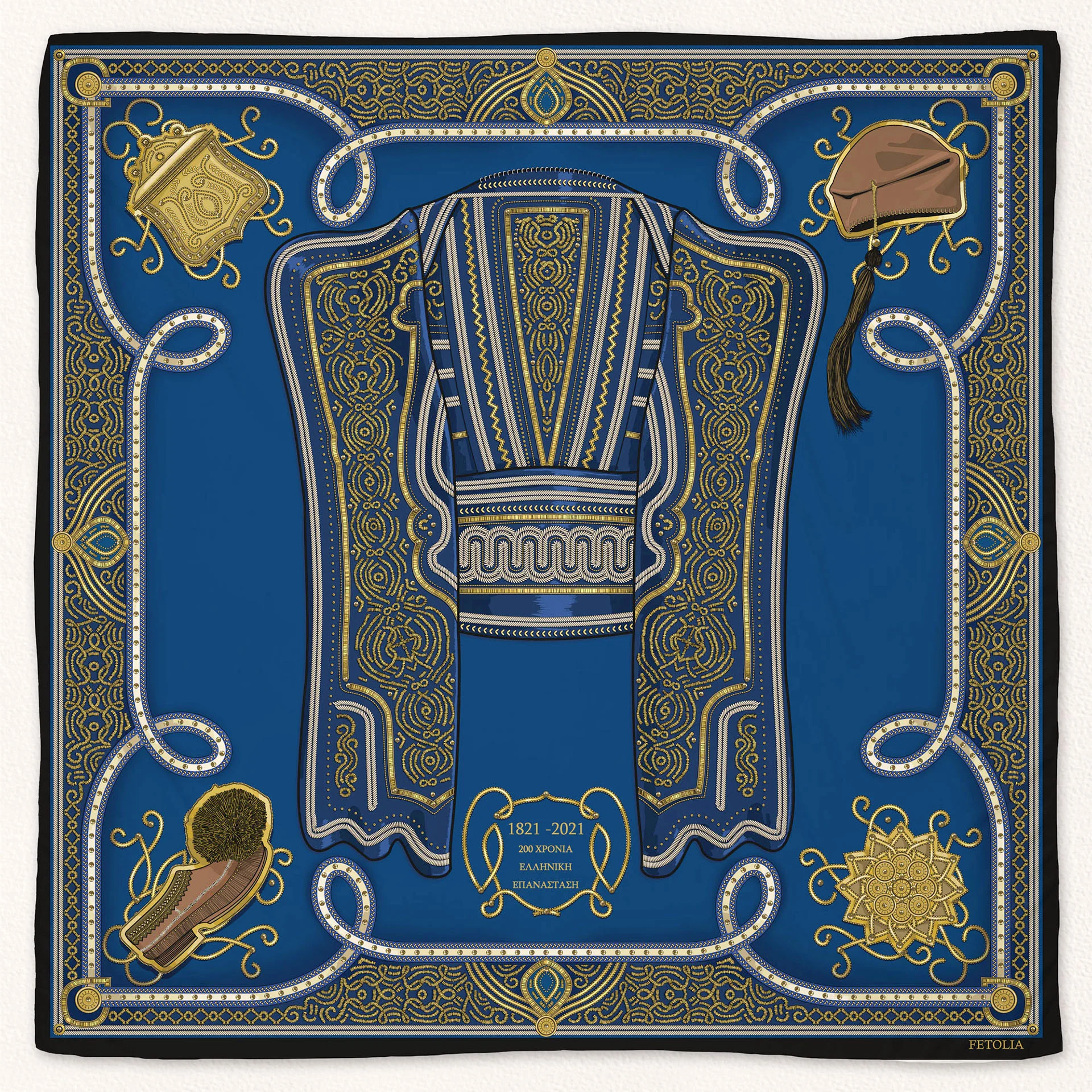 Fetolia | Evzonas – Blue Scarf - Image 3