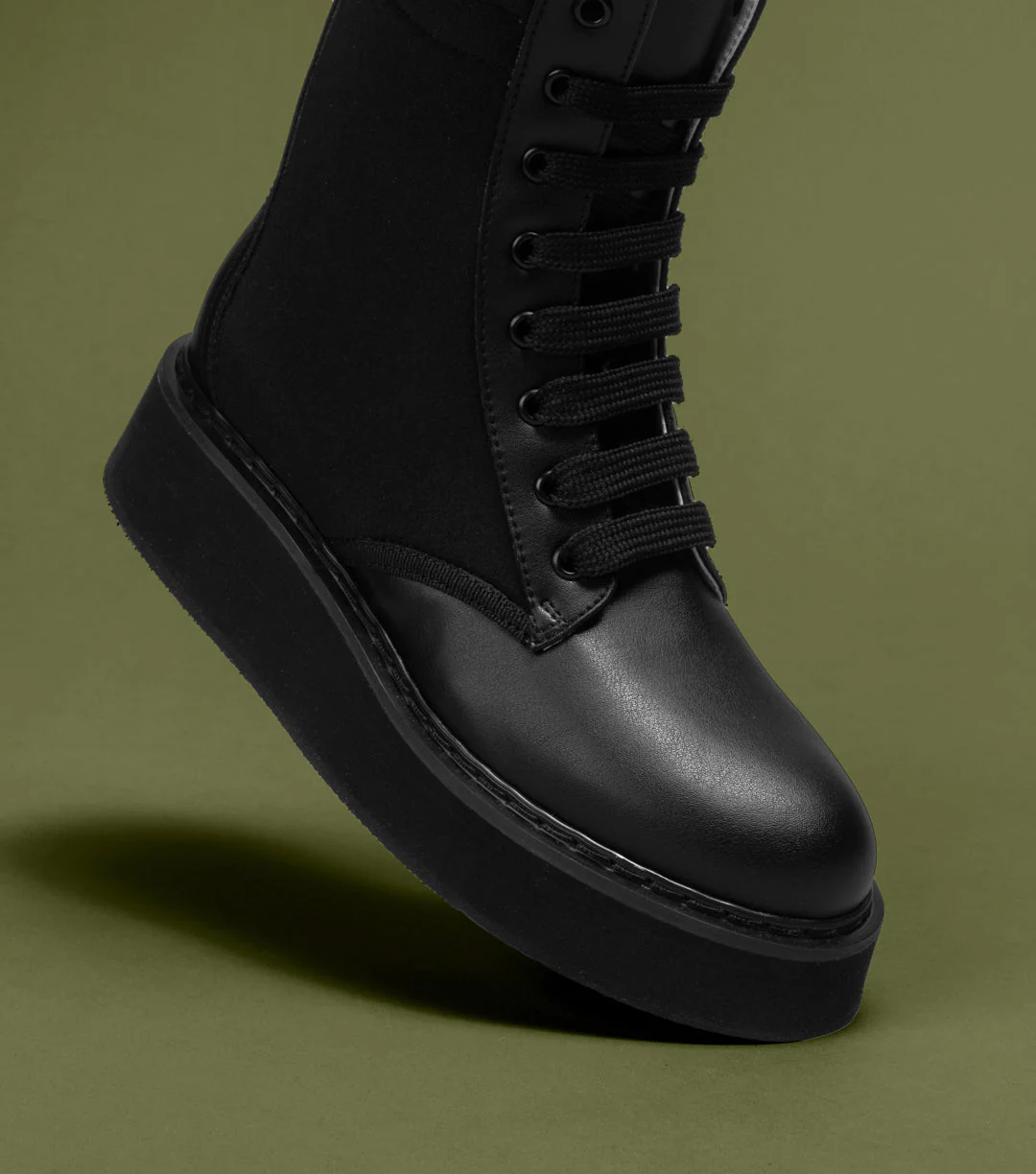 O2 Monde | Gaia Boots black abrasivato - Image 3