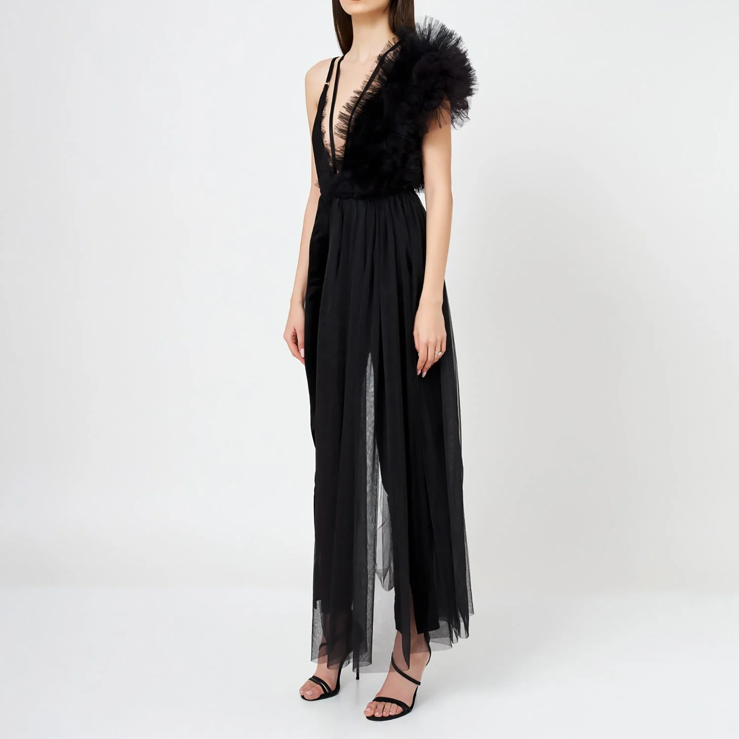 Liaaram | Lace Deconstructed Ruffled Bodysuit - Image 3