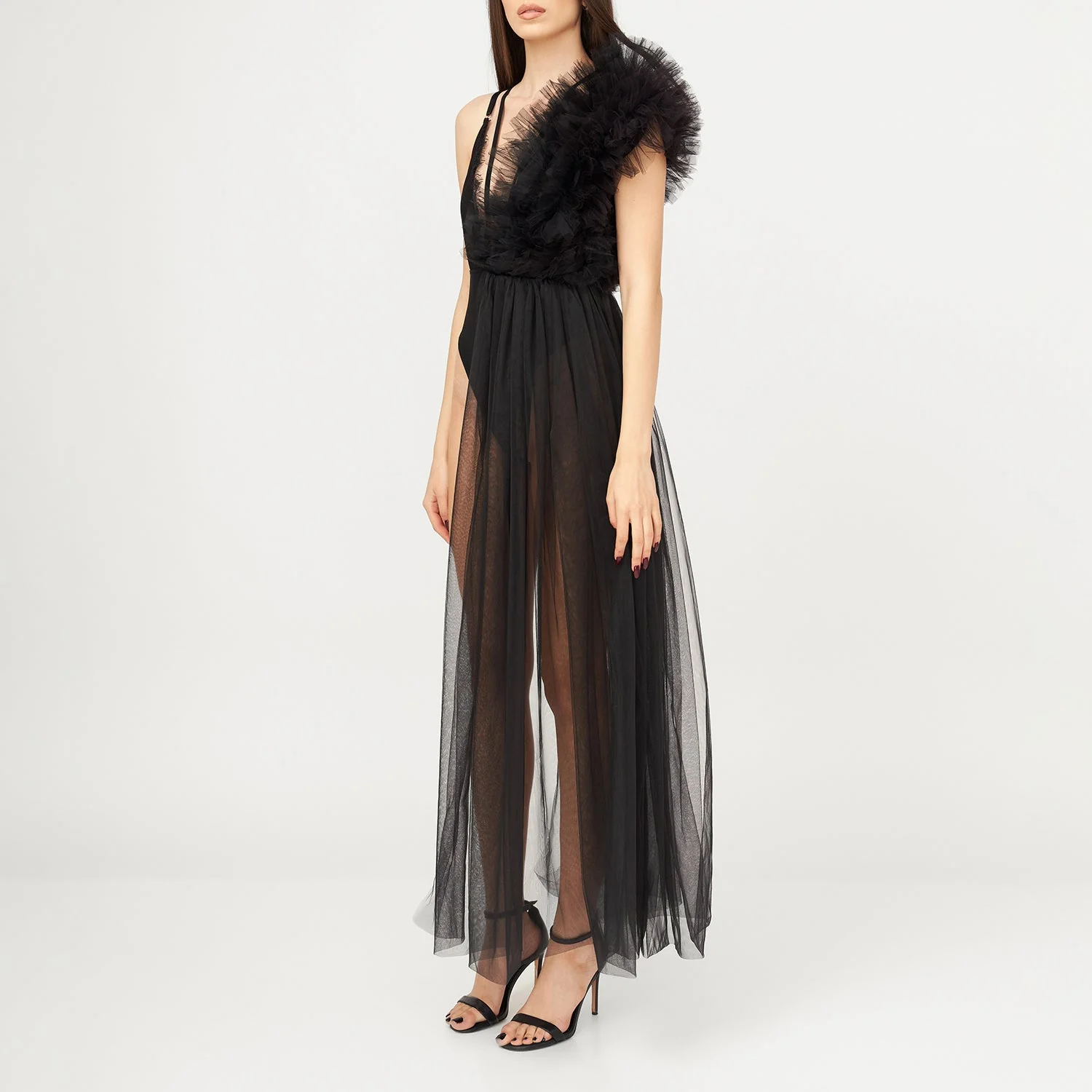 Liaaram | Lace Deconstructed Ruffled Bodysuit - Image 5