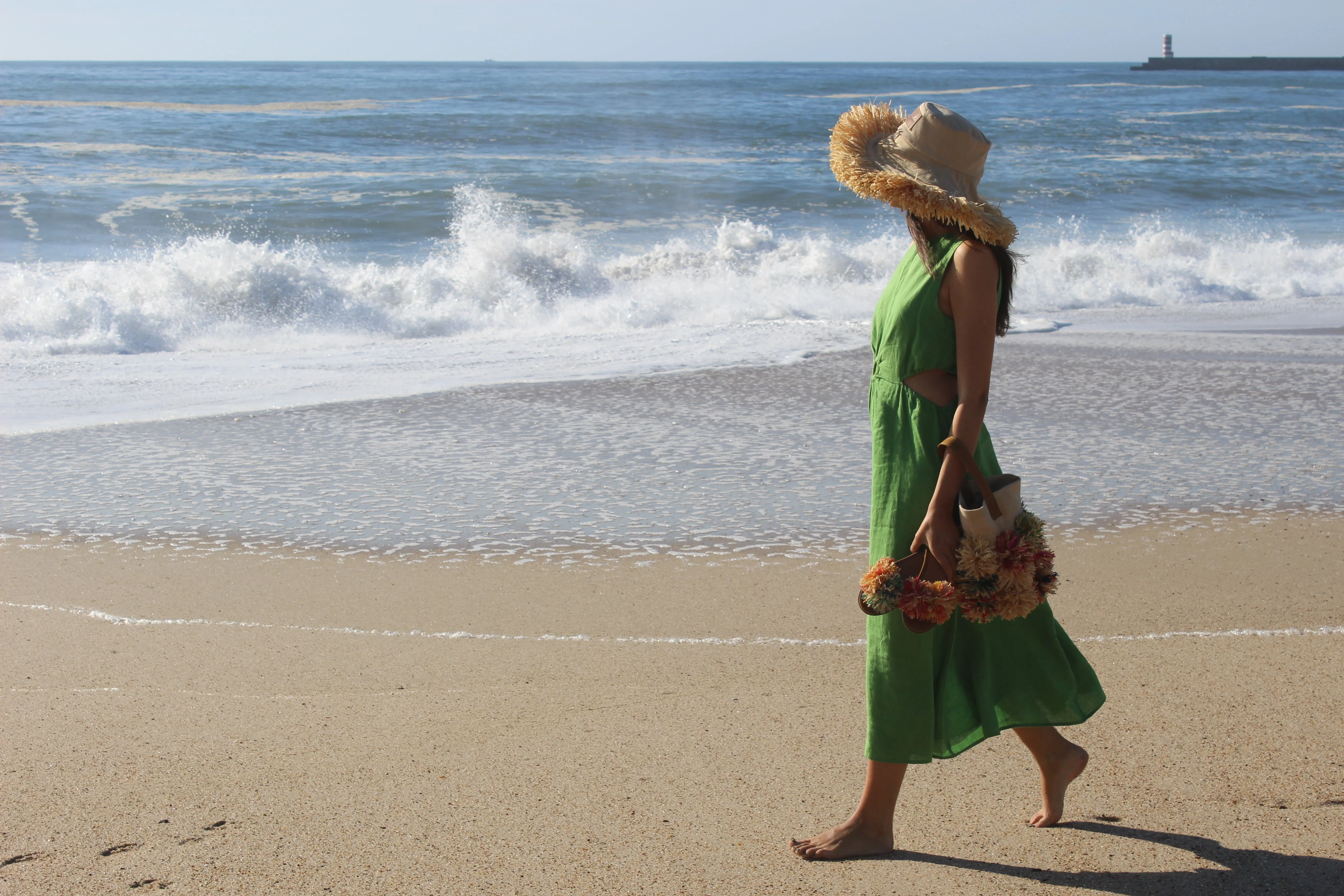 Entrudo | Lalim Bucket Bag with raffia flowers - Image 7
