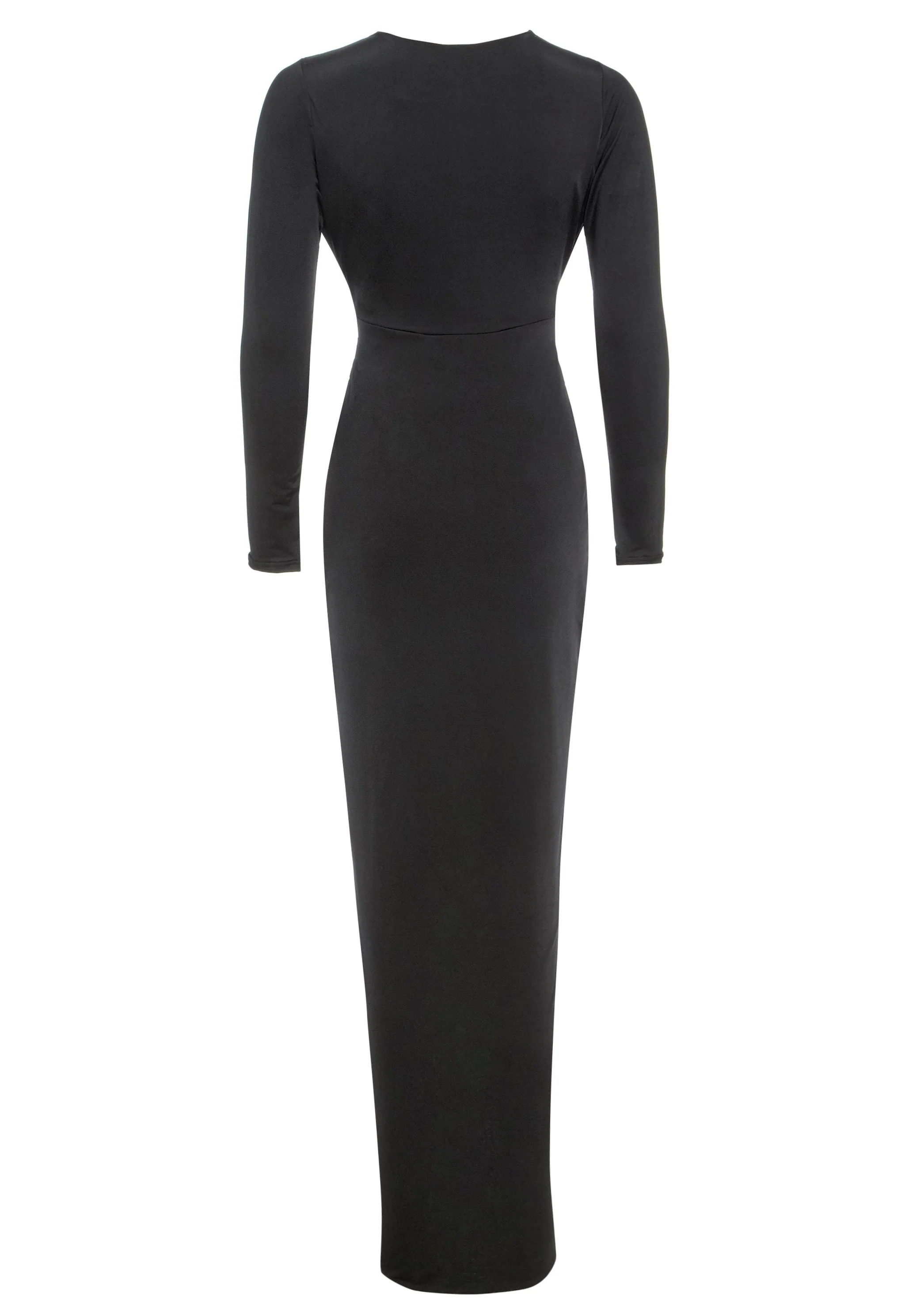Sarvin | Bianca Black Twist Front Dress - Image 6