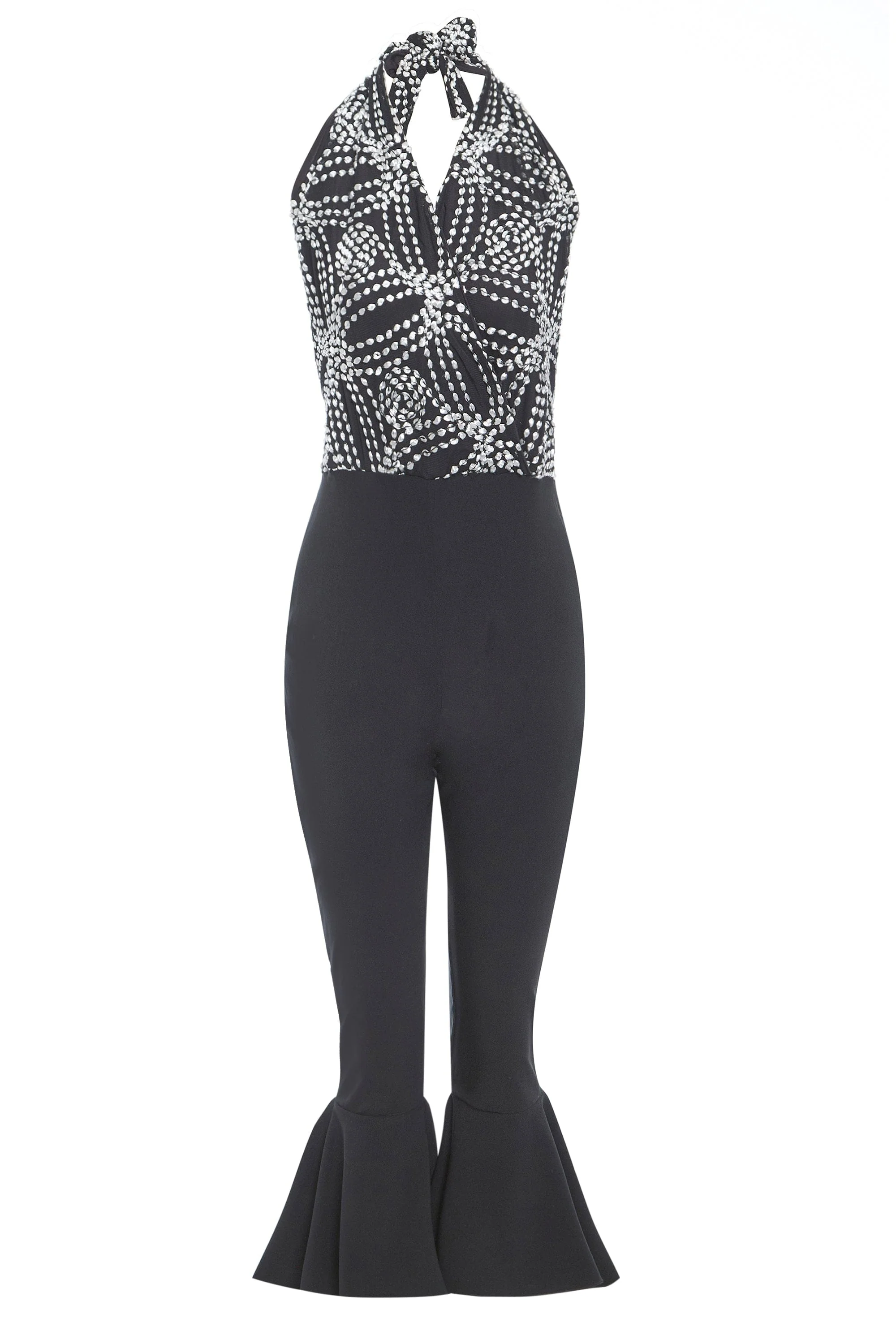 Sarvin | Maika Black Backless Jumpsuit - Image 6