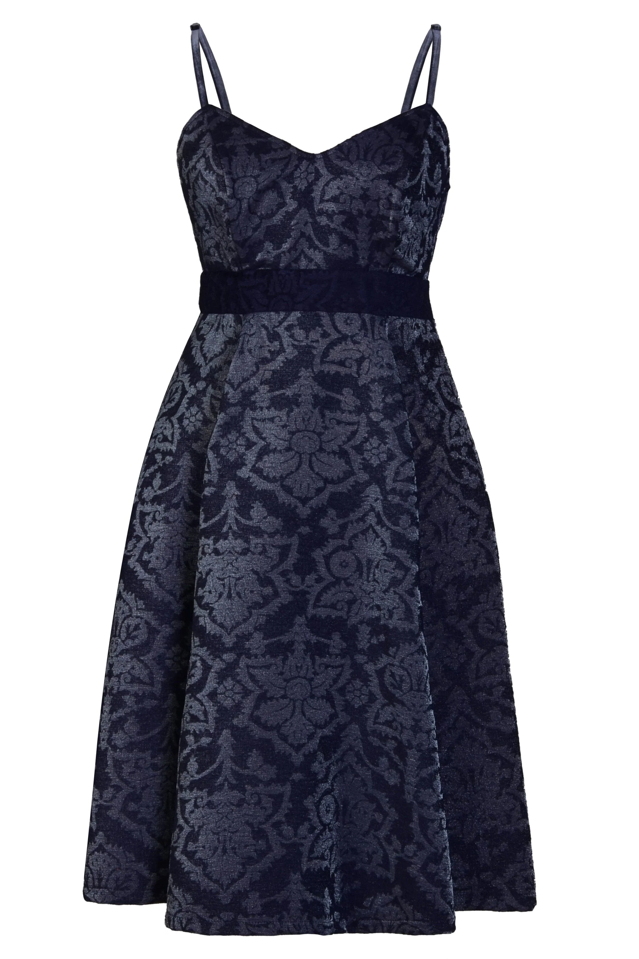 Sarvin | Nina Jacquard Skater Dress - Image 7
