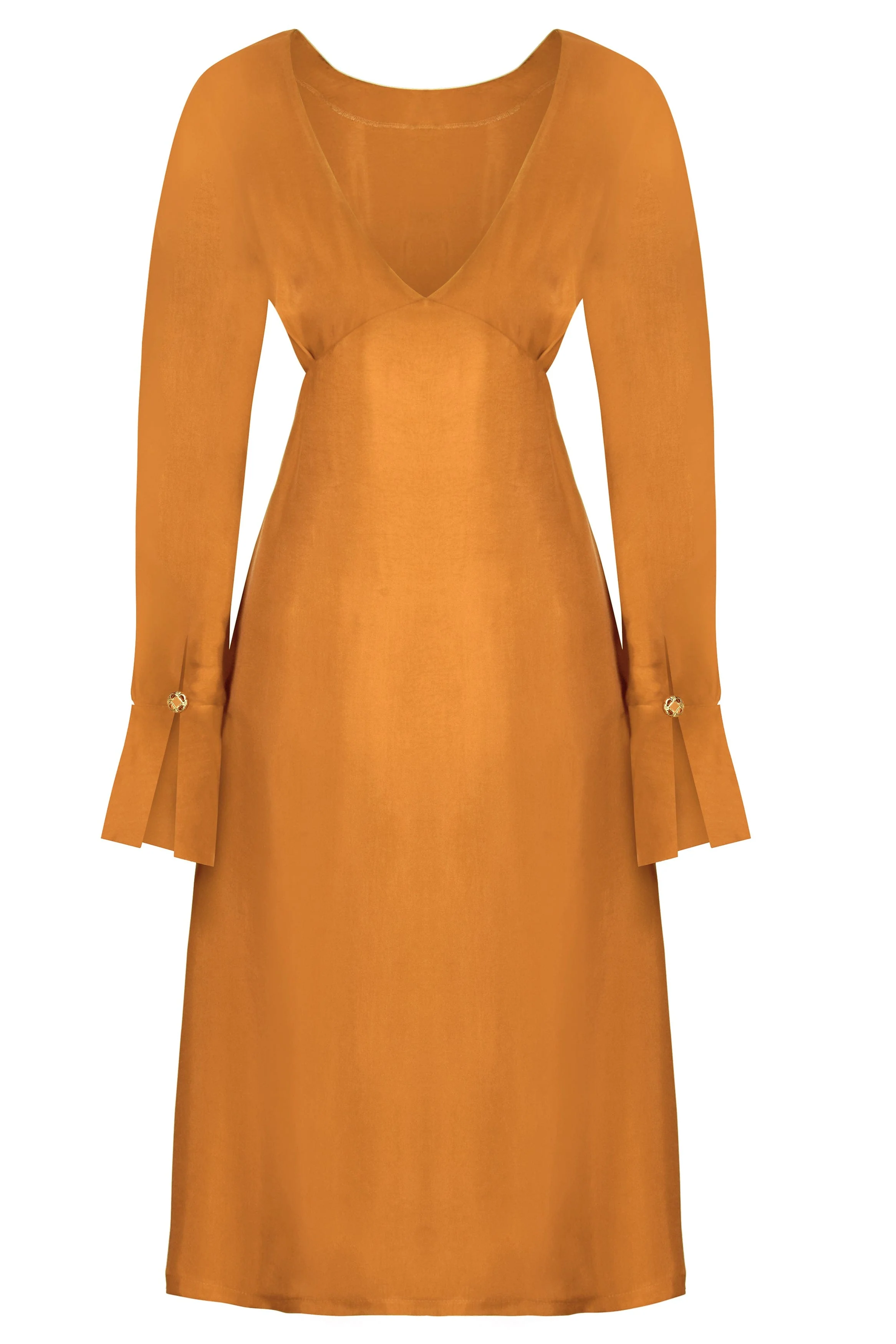 Sarvin | Shay Mustard Yellow Dress - Image 6