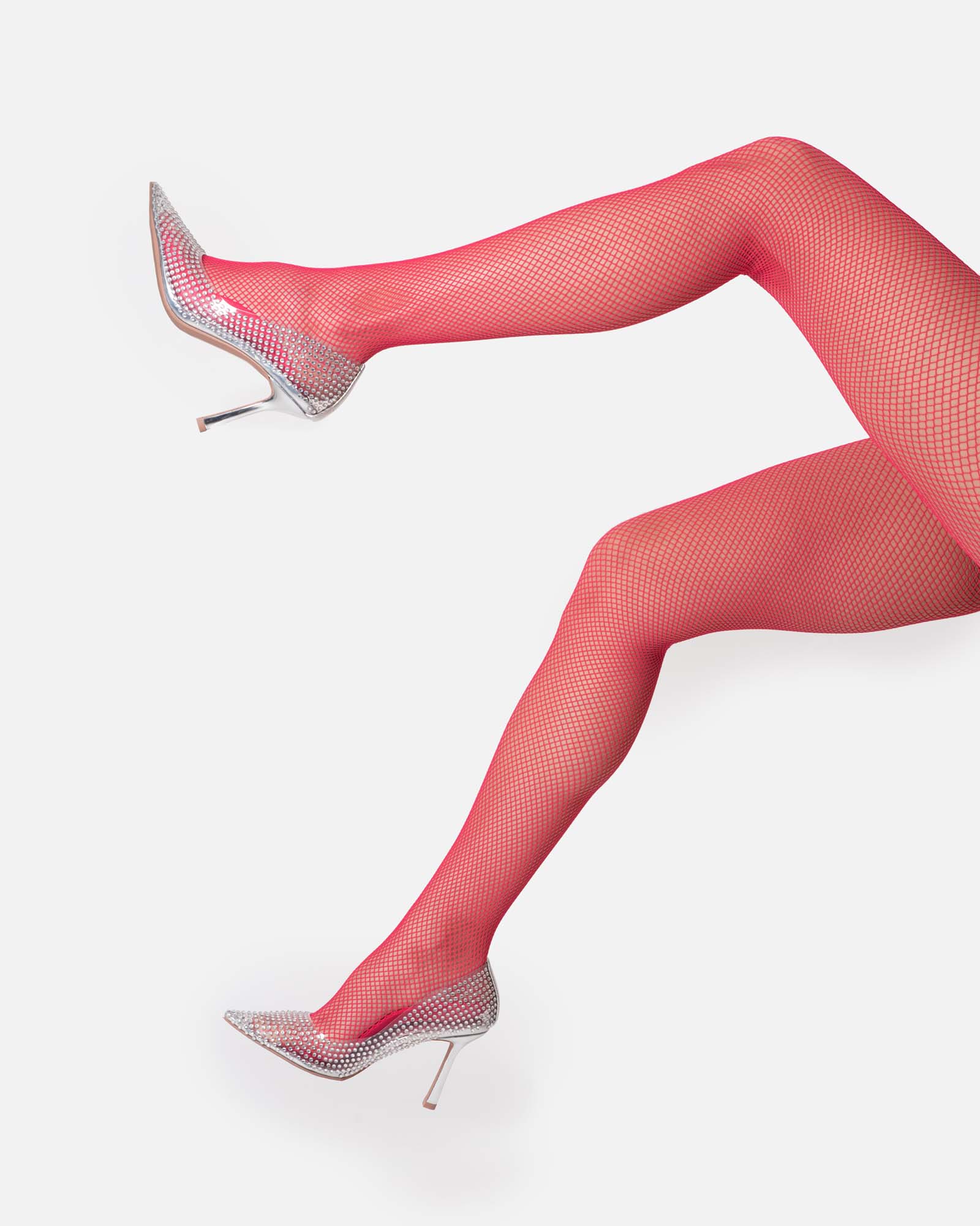 Hēdoïne | Fishnet Tights Pink The Drama - Image 8