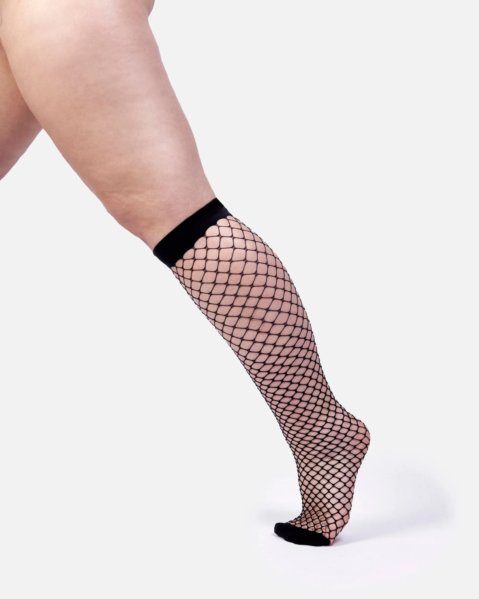 Hēdoïne | The Untamed Bio Fishnet Knee Highs - Image 4
