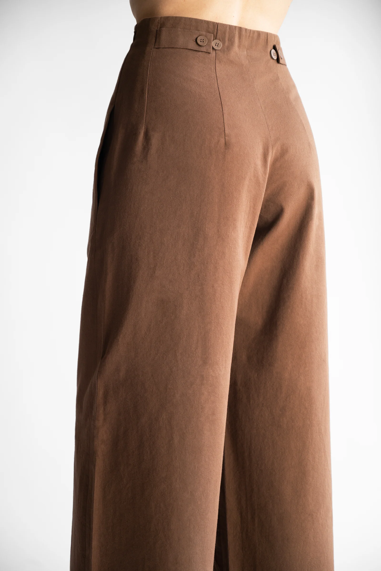 PBG studio | Wide Leg Cotton Trousers - Image 13