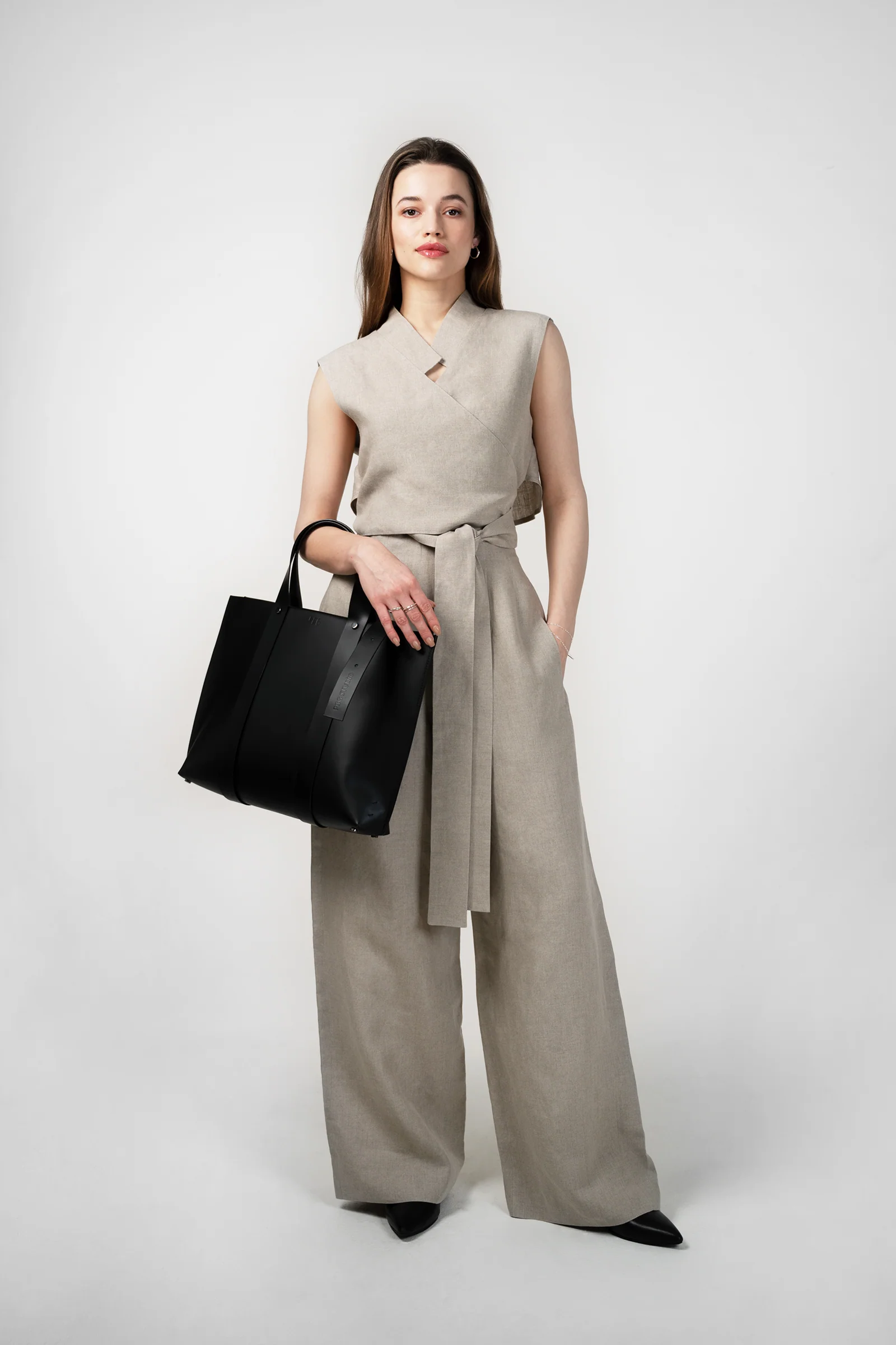 PBG studio | Wide Leg Linen Trousers - Image 15